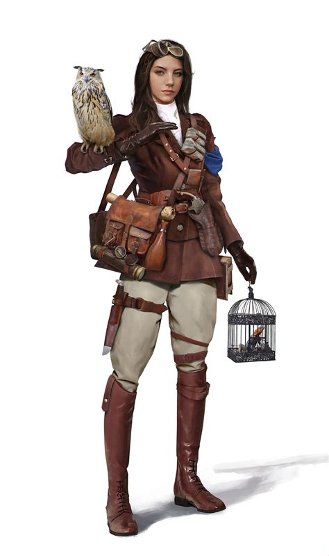 Pin By Darrith1 On Rpg Female Character 18 Steampunk Character