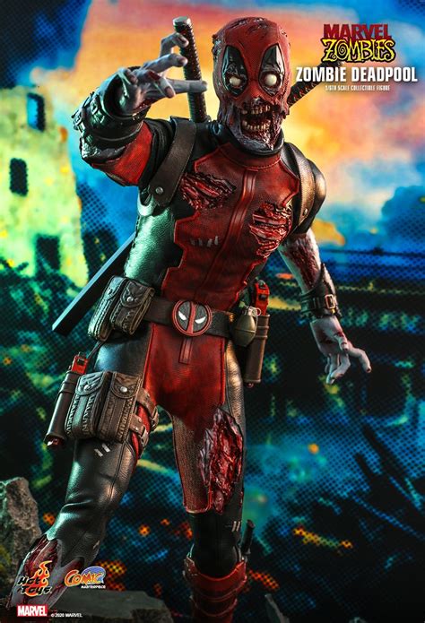 New Product Hot Toys Marvel Zombies Zombie Deadpool 16th Scale