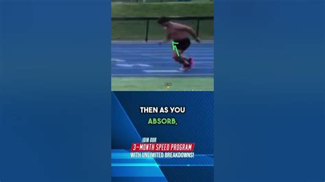 Coaching Track And Field Athlete Where To Strike The Ground During The
