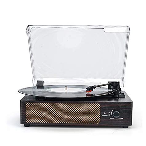 Record Player Turnrable Portable Wirelessly Lp Belt Drive 3 Speed