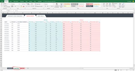 Track Your Fitness In Excel Using Office 365