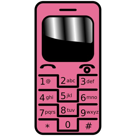 Pink Cell Phone Svg Clip Arts Download Download Clip Art Png Icon Arts