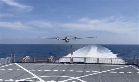 Vtol Uas Demonstrates Autonomous Take Off And Landing During Us Navy