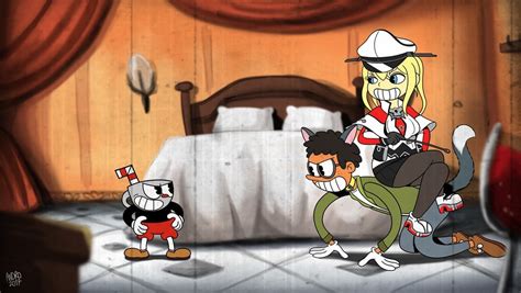 Cuphead In Anime By Andro Juniarto Пикабу