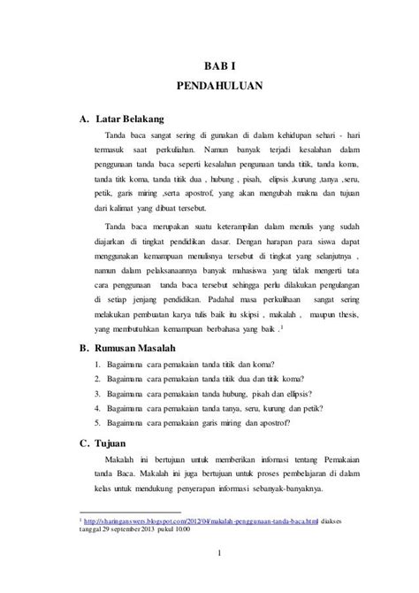 Makalah Bahasa Indonesia Tentang Kalimat - Guru Paud
