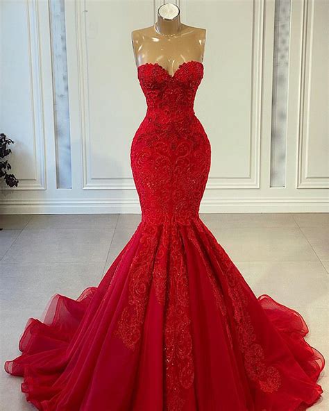 red prom dresses 2022 prom dresses mermaid prom dresses sweetheart neckline prom dresses