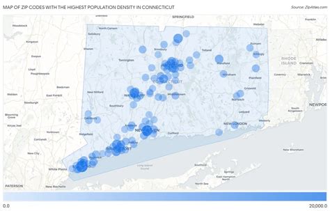 Highest Population Density In Connecticut By Zip Code 2024 Zip Atlas