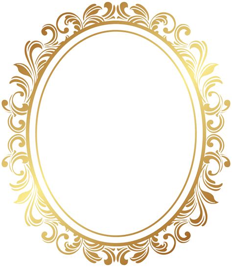 Gold Frame Clipart Oval Pictures On Cliparts Pub 2020 Images
