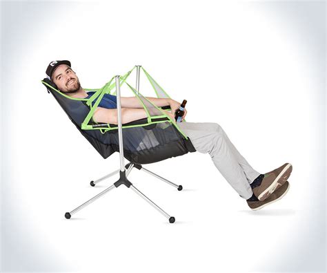 Saw something that caught your attention? Stargaze Swinging & Reclining Camp Chair | DudeIWantThat.com