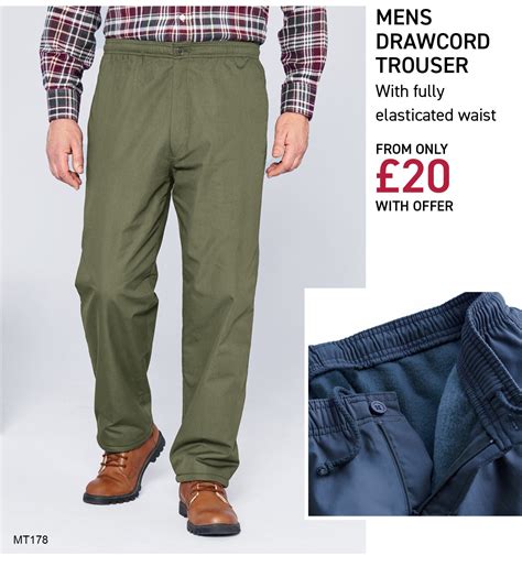 Chums Fleece Lined Trousers From Just £20 Milled