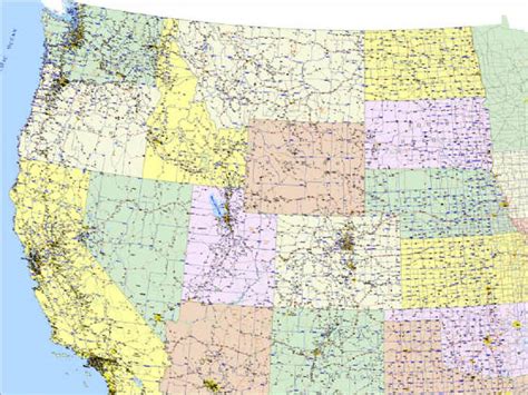 Western United States Mapping Custom