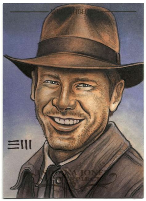 Indiana Jones Sketch Card By Erik Maell On Deviantart
