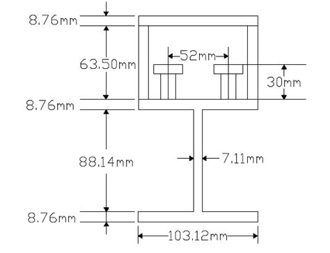 2 Cfrtfcg W4x13 Wide Flange Cross Section Dimensions Download