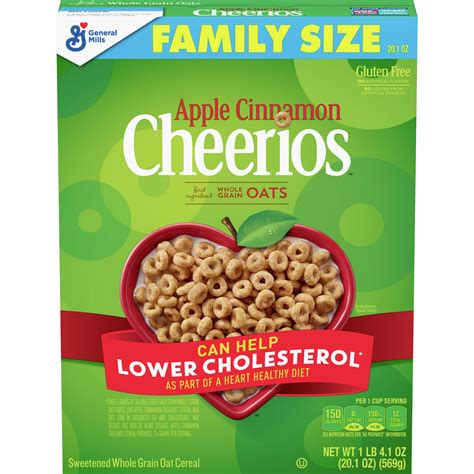 Apple Cinnamon Cheerios Cereal Gluten Free 201 Oz
