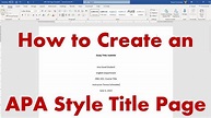 How To Write A One Page Essay In Apa 7th Edition | Sitedoct.org