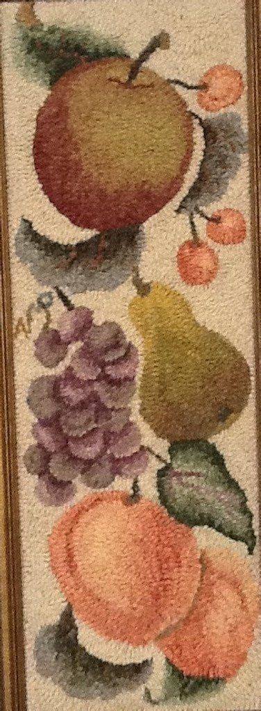 P581 Fruit Bell Pull Rug Hooking Patterns Rug Hooking Patterns