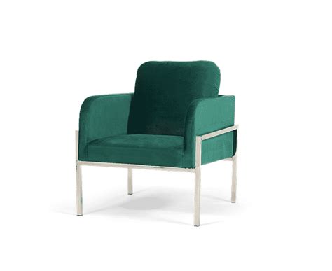 Bennett Green Velvet Accent Chair | Velvet accent chair ...