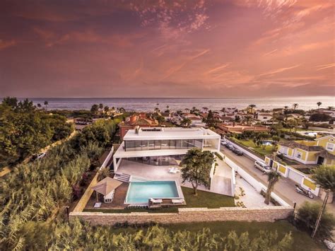 A Cool Beachfront Villa With Geometric Architecture