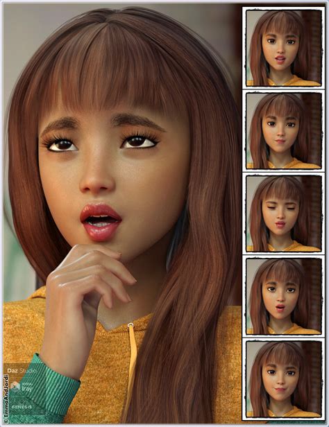 mixable expressions for tika 8 and genesis 8 female s daz 3d