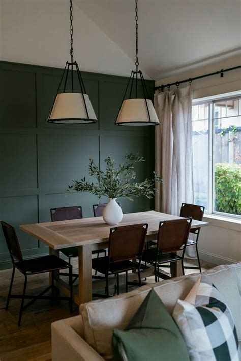 Dinning Room Wall Green Dining Room Dining Room Accents