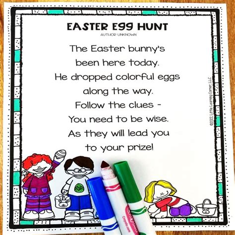 11 Best Easter Poems For Kids Little Learning Corner