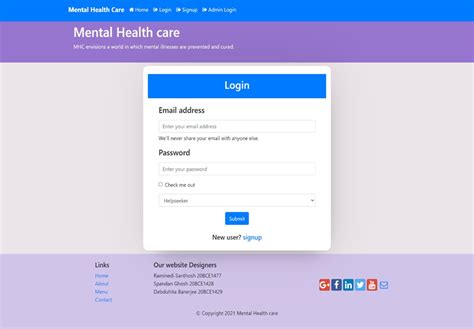 GitHub Santhosh2231 Mental Health Care Website Mental Health Web