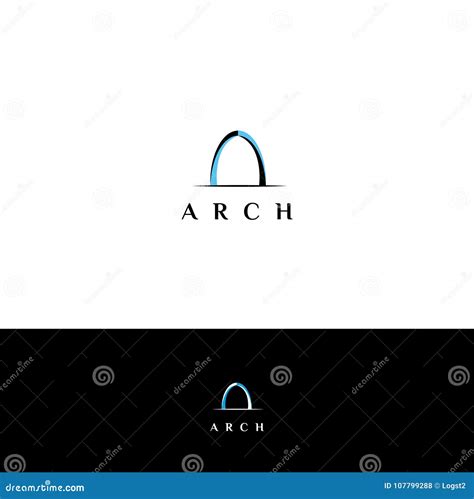 Arch Vector Logo Stock Vector Illustration Of Circle 107799288