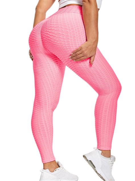 Sayfut Butt Lifting Sexy Leggings For Women High Waisted Yoga Pants Workout Tummy Control Sport