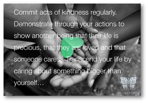 Commit Selfless Acts Of Kindness Regularly To Make A Difference To The