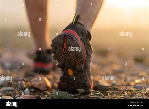 Close Up Of Feet Of A Hiker Stock Photo Alamy