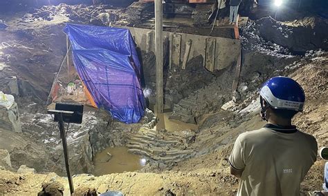 Rescuers In Vietnam Try To Save Boy Trapped In Concrete Pile The Star