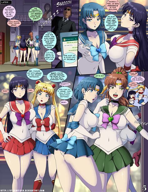 Post Ami Mizuno Makoto Kino Rei Hino Sailor Moon Stormfeder Usagi Tsukino Comic