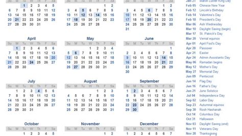 Federal Holidays 2019 Calendar Usa Pdf Download School Holiday