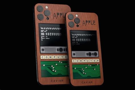 Do one of the following: Caviar Launches iPhone 12 Pro with PCB from 1976 Apple-1 ...