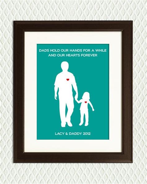 Personalised gifts for father's birthday. PERSONALIZED GIFT for DAD - Father and daughter with a ...