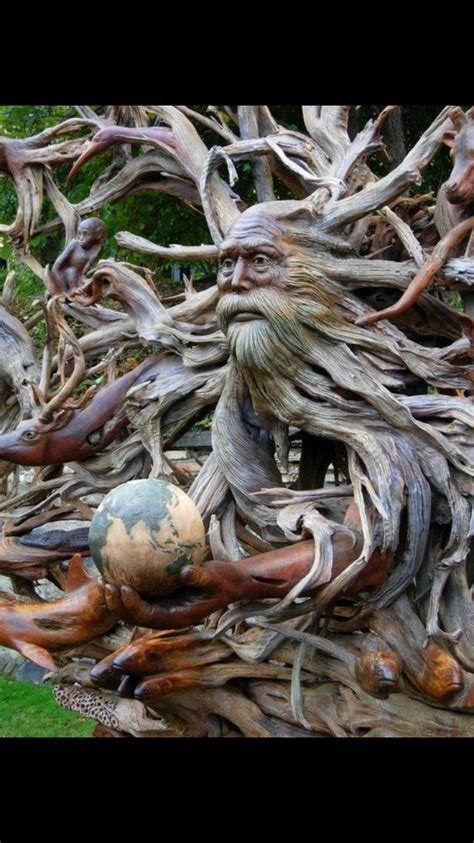 Pin By Cynthia Podsednik On Garden Whimsy Driftwood Art Sculpture