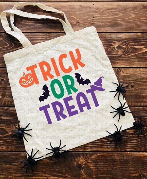 Halloween Trick Or Treat Bags Bolsas De Tela Personalizadas Hallowen