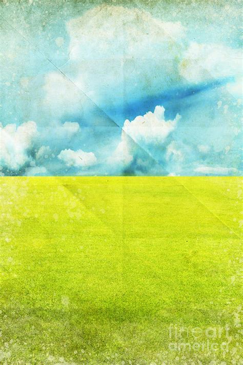 Green Field And Blue Sky Photograph By Setsiri Silapasuwanchai Pixels