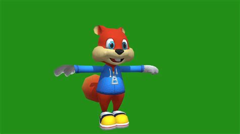 conker s bad fur day model remake rigged download free 3d model by sonicvoir edieleneal22