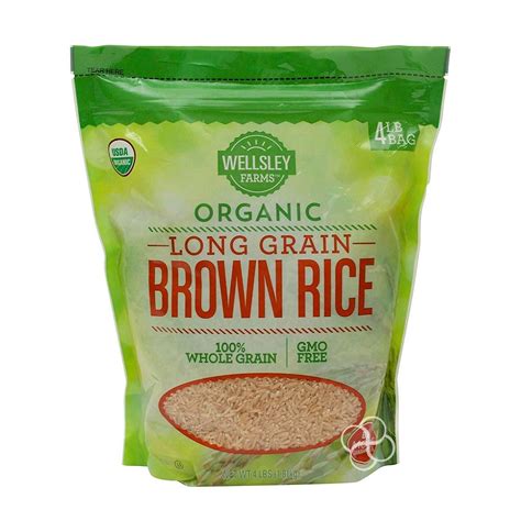 Wellsley Farms Organic Long Grain Brown Rice 181kg Shopee Philippines