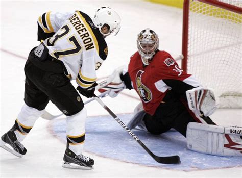 Bruins Take Advantage Of Sens Collapse The Globe And Mail