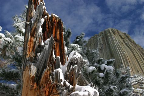 Winter At The Tower Devils Tower National Monument Wy Ta Flickr