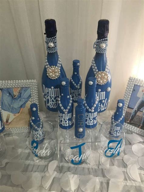 denim and pearls birthday party ideas photo 11 of 44 pearl birthday party diamonds and