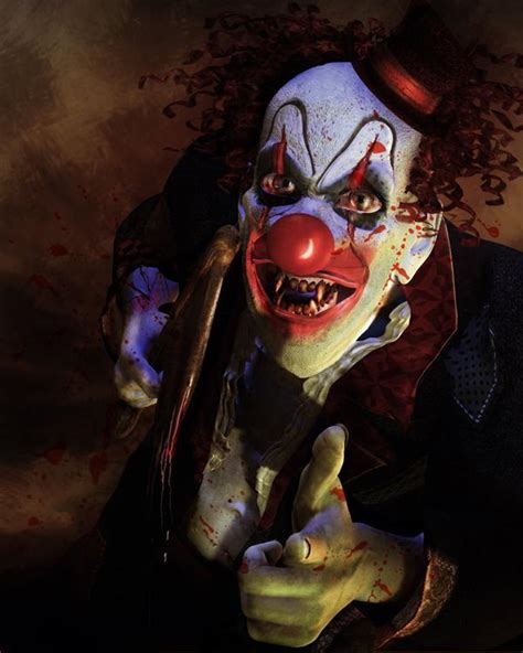 Scary Clown Pictures For Halloween Psddude