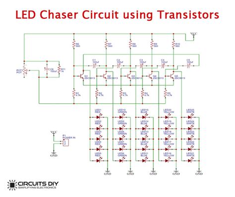 Gallery Led Chaser Circuit Using Transistors