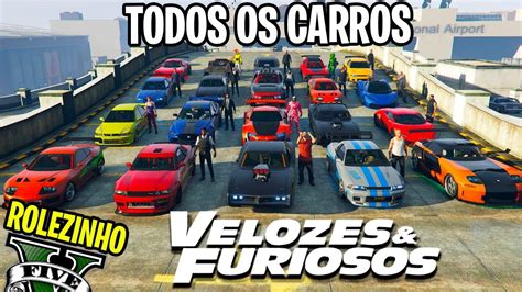 Gta V Online Rolezinho Racha Com Todos Os Carros Do Velozes E