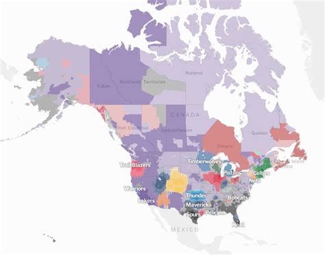 The 5 Most Interesting Findings From This Fascinating Nba Fan Map For