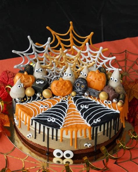 1001 + exemples de déco de gâteau d'Halloween facile à réaliser soi-même