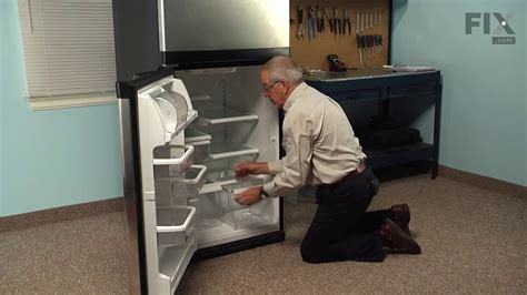 Whirlpool Refrigerator Repair How To Replace The Glass Shelf Youtube