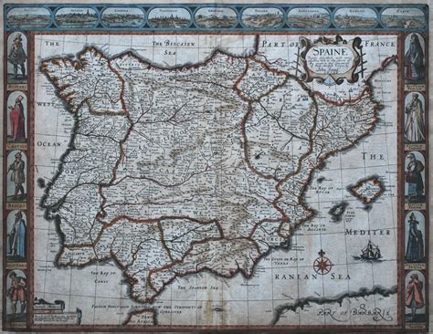 Maps Perhaps Antique Maps Prints And Engravings Spaine Newly